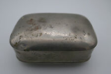 Usado, Caja de jabón de viaje vintage enchapada en plata bien estado viajado. segunda mano  Embacar hacia Argentina