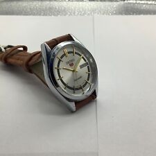 Seiko 5 relógio de pulso masculino automático vintage mostrador prateado genuíno frete grátis comprar usado  Enviando para Brazil