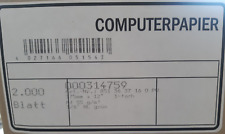 Endlospapier computerpapier 37 gebraucht kaufen  Haarbach