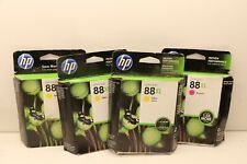 Lote de 5 cartuchos de tinta HP OEM 88XL ALTO RENDIMENTO 3 amarelos 2 magenta todos desatualizados, usado comprar usado  Enviando para Brazil