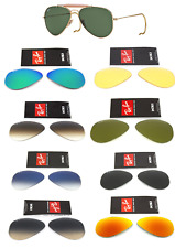 Ray ban Lentes De Repuesto 3030 para Aviator Soltar Sol Par Vintage 55 58 62 segunda mano  Embacar hacia Argentina