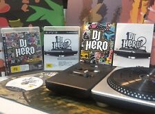 DJ Hero 1 e 2 + toca-discos + dongle PS3 PAL região livre Sony Playstation na caixa, usado comprar usado  Enviando para Brazil