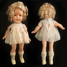 Used, VINTAGE ALL ORIGINAL 1930’S IDEAL COMPOSITION 13" SHIRLEY TEMPLE DOLL W/ PIN for sale  Cedar Park
