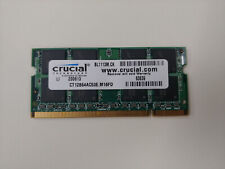 Usado, 2x Memoria para portátil Crucial 1 GB DDR2-533 (PC4200) CT12864AC53E.M16FD SODIMM segunda mano  Embacar hacia Argentina