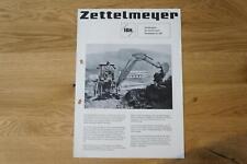 Zettelmeyer radlader prospekt gebraucht kaufen  Deutschland