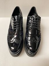 Black patent sneakers usato  Roma