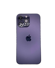 Repuesto de carcasa trasera púrpura profundo para iPhone 14 Pro max con pieza pequeña fabricante de equipos originales grado A segunda mano  Embacar hacia Argentina