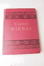 Antiguo Notas Wagner Rienzi Completo Clavier-Auszug A. Fürstner Para 1900 Durand comprar usado  Enviando para Brazil