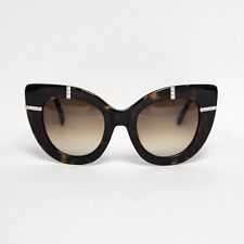 Óculos de sol Vera Wang Taddea olho de gato tartaruga escura com lentes marrom degradê comprar usado  Enviando para Brazil