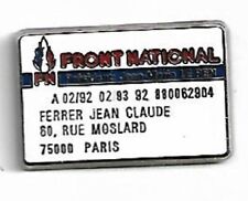 Pin politique front d'occasion  Pessac