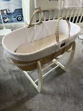 White moses basket for sale  SUTTON COLDFIELD