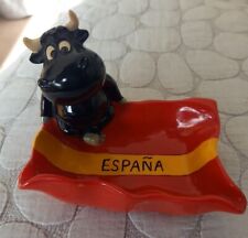 Spanish bull ashtray for sale  ACCRINGTON