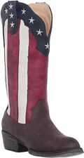 Usado, Botas de cowboy femininas Silver Canyon importadas ocidentais biqueira redonda, 7 bandeira dos EUA comprar usado  Enviando para Brazil