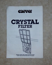 Carver crystal water for sale  LEICESTER