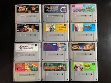 lote super famicom pacote títulos vintage Burro, Yoshi, Street Fighter, luta livre comprar usado  Enviando para Brazil