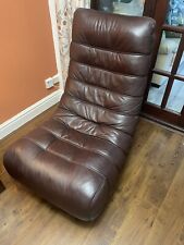 Leather swivel chair for sale  LIVERPOOL
