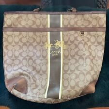 Coach signature brown for sale  Los Angeles