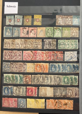 Schweiz Briefmarken Sammlung, STARK, Switzerland stamp collection, STRONG comprar usado  Enviando para Brazil