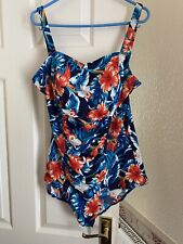 Blue floral swimsuit for sale  BIRMINGHAM