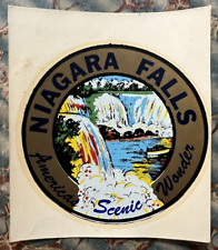 Original Vintage NIAGARA FALLS Nova York TRAVEL Water DECAL American wonder NY comprar usado  Enviando para Brazil