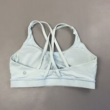 Sutiã feminino Lululemon Energy azul arejado com almofadas 10 comprar usado  Enviando para Brazil