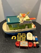 Used, Vintage 1972 Fisher Price Play Family House Boat #985 Set for sale  Shipping to South Africa