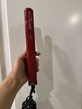 Corioliss Pro Profix Red Leopard Print Hair Straightener Flat Iron, used for sale  Shipping to South Africa