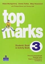 Libro - Top marks. Student's book-Activity book. Per la Scuo - Montgomery, Helen usato  Zenson Di Piave