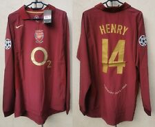 Camiseta Retro Arsenal 2005/06 #14 Henry Champions League segunda mano  Embacar hacia Argentina