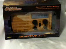 Rádio solar e manivela vintage alerta meteorológico NOAA CR1009 AM/FM/SW, usado comprar usado  Enviando para Brazil