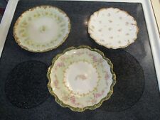 Three (3) Very Nice Limoges France Cabinet Plates - Tons o' Gold T&V / LS&S for sale  South Bend