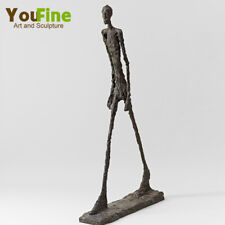 Bronze walking man for sale  Shipping to Canada