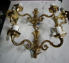 Pairs brass wall for sale  LEEDS
