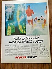 Used, 1960 Scott's Boat Motor Ad  You're up like a shot when you Ski with a Scott for sale  Shipping to South Africa