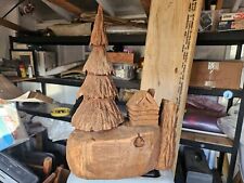 redwood carved chainsaw tree for sale  San Mateo