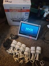 Used, 4covr 8ch True HD Wireless Nvr Kit  Monitor + 6 Cams PLEASE READ for sale  Shipping to South Africa