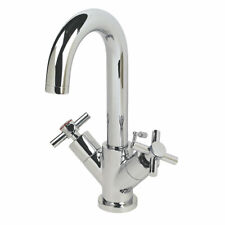 SWIRL MINIMALIST BATHROOM BASIN MONO MIXER TAP WITH POP-UP WASTE  1A for sale  Shipping to South Africa