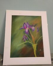 Iris original pastel for sale  KILMARNOCK