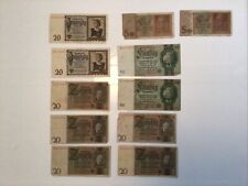 11x reichsmark reichsbanknote gebraucht kaufen  Berlin