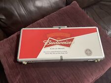 Budweiser Branded Poker Set and Case for sale  Shipping to South Africa