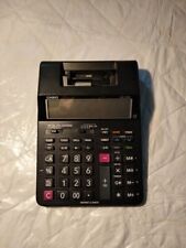 Calculadora de impresión de 12 dígitos de escritorio Casio DR-120R negra buen estado de funcionamiento segunda mano  Embacar hacia Argentina