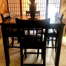 4 dining wooden chairs set for sale  Brooklyn