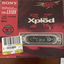 Sony Xplod Car Audio Stereo FM/AM Cd Player CDX-L510X New Opened Box 50WX4, used for sale  Shipping to South Africa