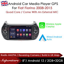 8” Android 12 CarPlay Auto GPS unidade principal carro estéreo para Fiat Fiorino 2008-2015  comprar usado  Enviando para Brazil