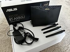 Asus RT-AX86U Black AX5700 Dual Band Performance WiFi 6 Gaming Router, used for sale  Shipping to South Africa