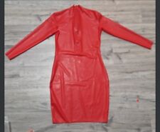 Rotes latex kleid gebraucht kaufen  Heimsheim