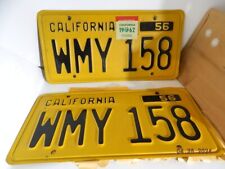 1956 california license plates for sale  El Monte