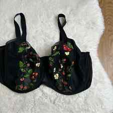 Used, Elomi Black Unpadded Strawberry Print Bra Size 38K for sale  Shipping to South Africa