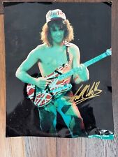 Eddie Van Halen EVH Autograph Photo for sale  Shipping to South Africa