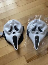 2 Máscaras de regrabación Scream Ghostface Pascua Ilimitada Estampilla TD, estilo babero niño segunda mano  Embacar hacia Argentina